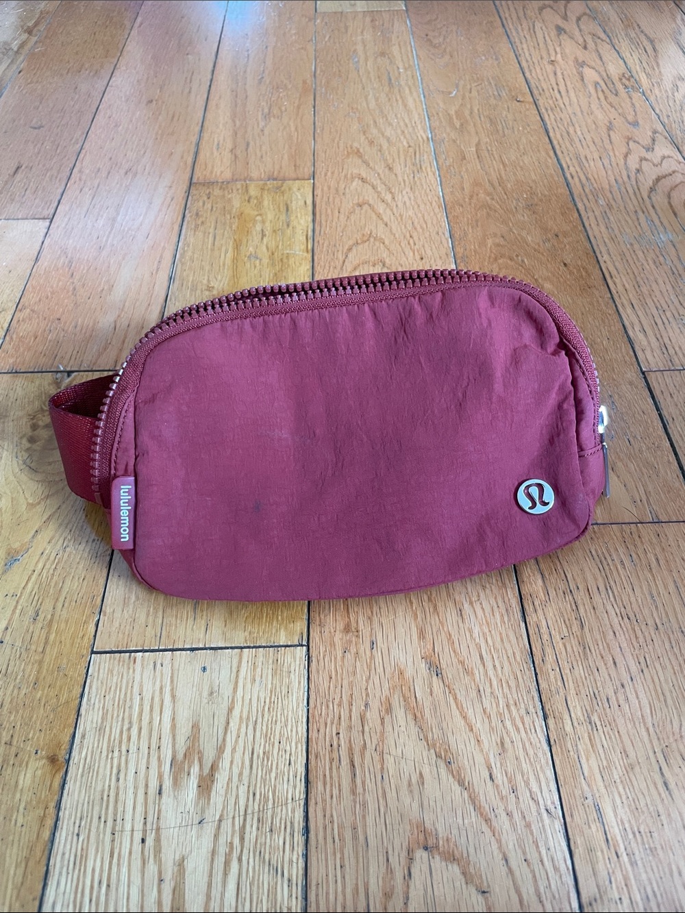 lululemon wine/red everywhere belt bag